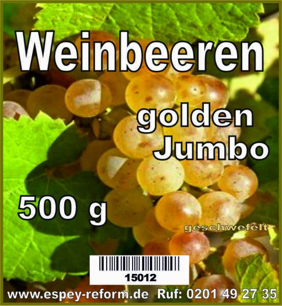 Weinbeeren golden Jumbo 500 g